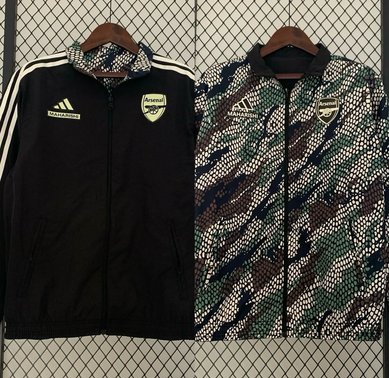 Arsenal x Maharishi Reversible Windbreaker Jacket