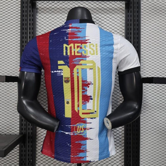 Messi X Argentina and Barcelona Shirt