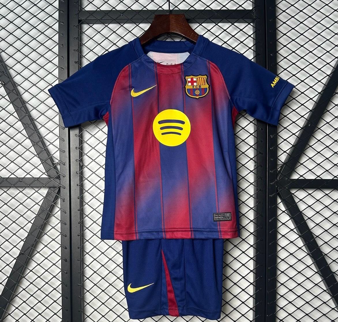 BARCELONA HOME KIDS SET  2025/26