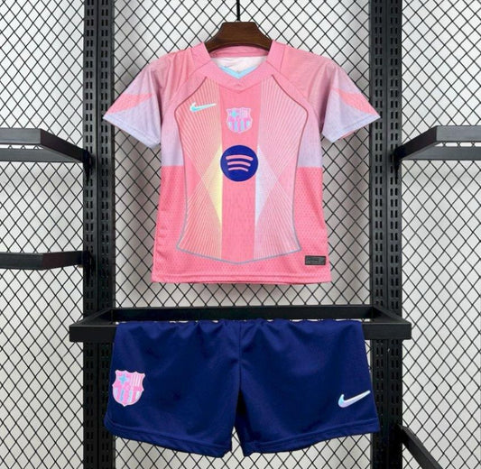 Barcelona Pink Special Kids Set 2025/26