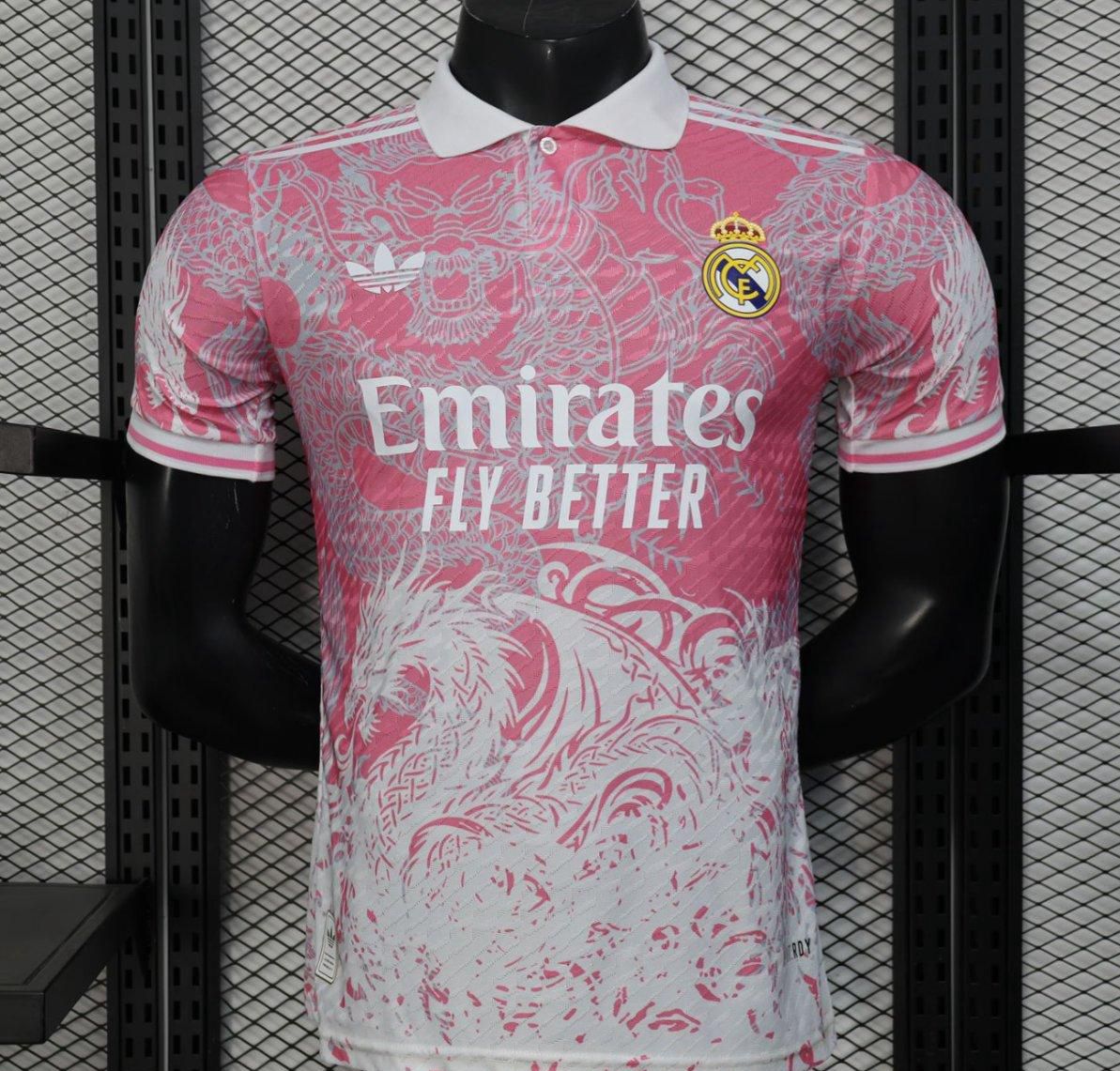 Real Madrid Pink Dragon Shirt 2025/26