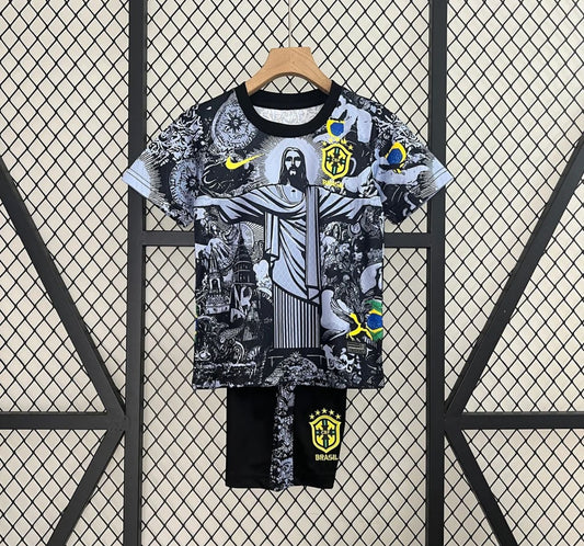 Brasil Christ The Redemeer Kids Set Grey