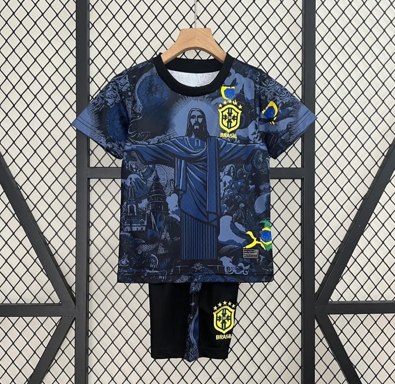 Brasil Christ The Redemeer Kids Set Navy