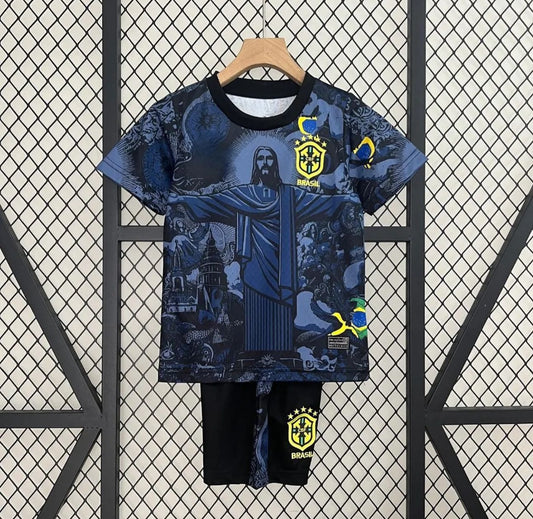 Brasil Christ The Redemeer Kids Set Navy