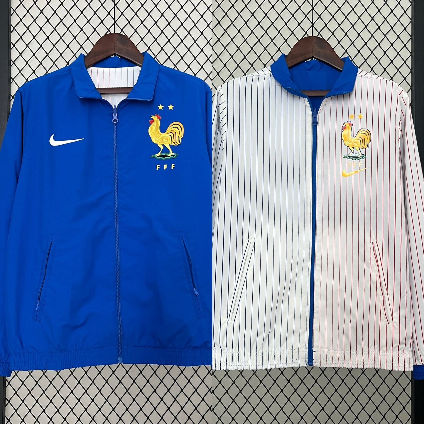 France Reversible Windbreaker Jacket