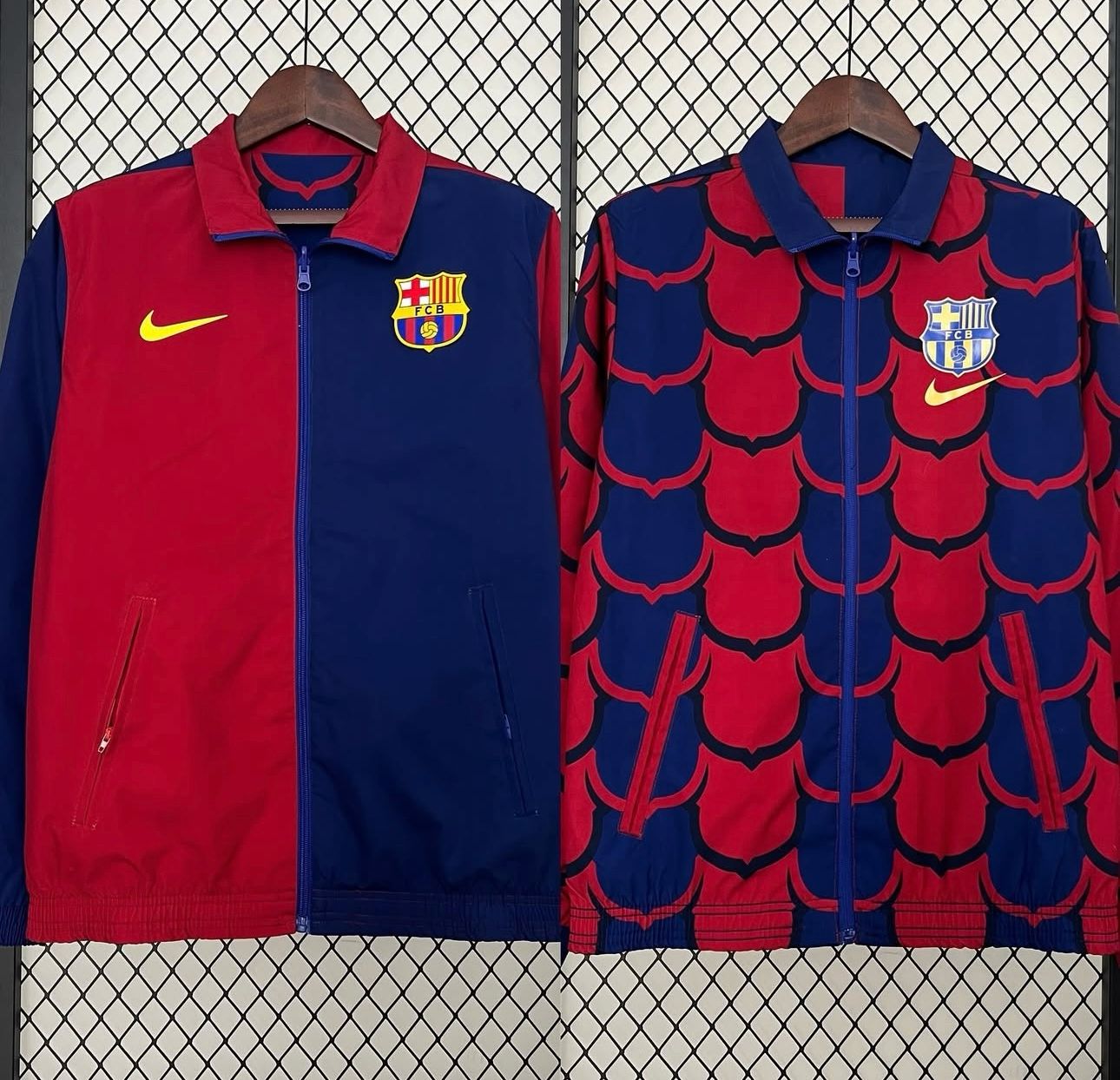 Barcelona Reversible Windbreaker Jacket