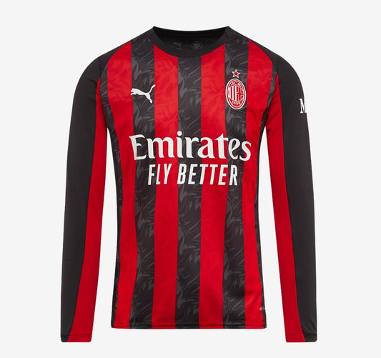 Ac Milan Home Shirt 25/26 Longsleeve