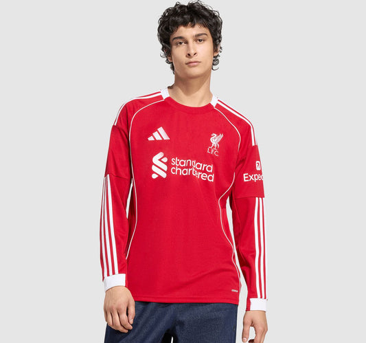 Liverpool Home Longsleeve Shirt 2025/26