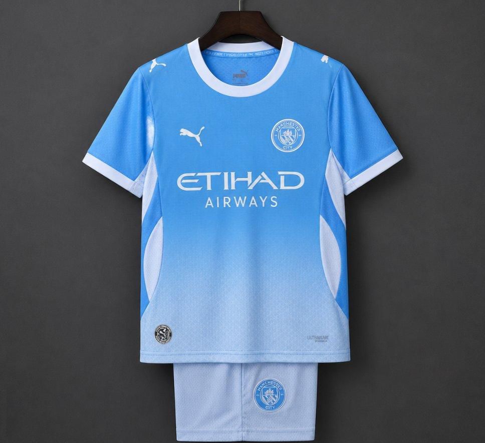 Manchester City Home Kids Set 2026/27