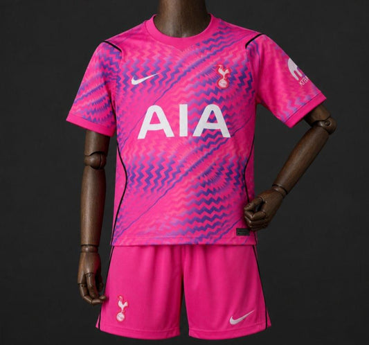 26/27 Kids Tottenham Hotspur Pink Goalkeeper Jersey