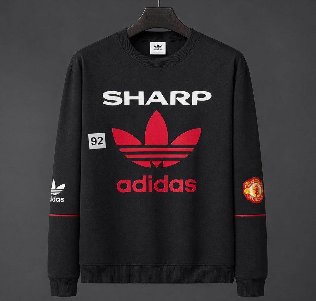 26/27 Manchester United Black Adidas Originals Bringback 90/92 Sweatshirt