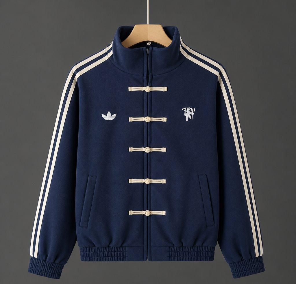 26/27 Manchester United x Adidas New Year Limited Edition Navy Track Jacket