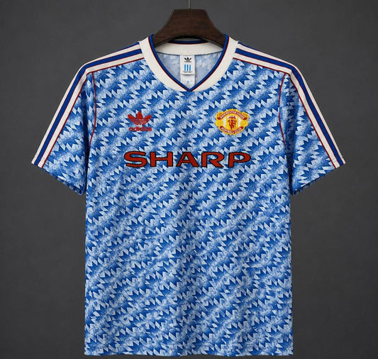 26/27 Adidas Originals Manchester United 1990-92 Remake Vintage Away Football Jersey