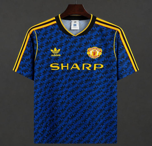 26/27 Manchester United 1990-92 Vintange Remake Away Jersey