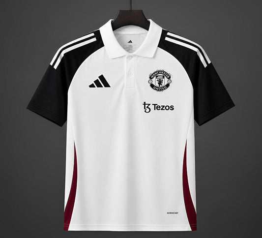 26/27 Manchester United White POLO Jersey