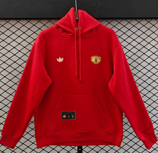 25/26 Manchester United Navy Hoodie Jacket 9 Colors