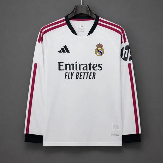 Real Madrid Home Longsleeve Shirt 26/27