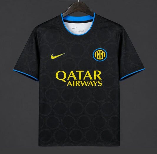 26/27 Inter Milan Academy Pro Pre-Match Black/Yellow Jersey