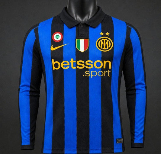 Player Version 26/27 Inter Milan Home Long Sleeve Jersey