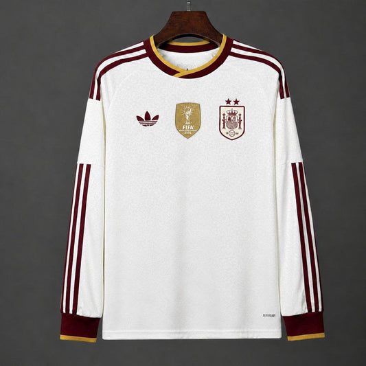 Spain Away Shirt Longsleeve World Cup Winners