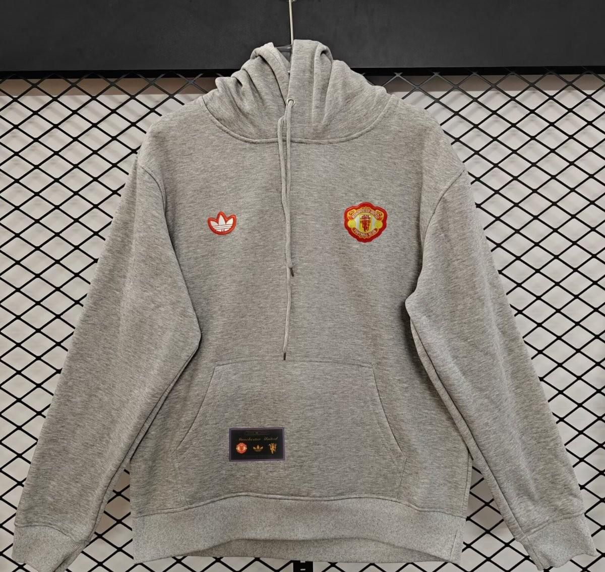 25/26 Manchester United Navy Hoodie Jacket 9 Colors