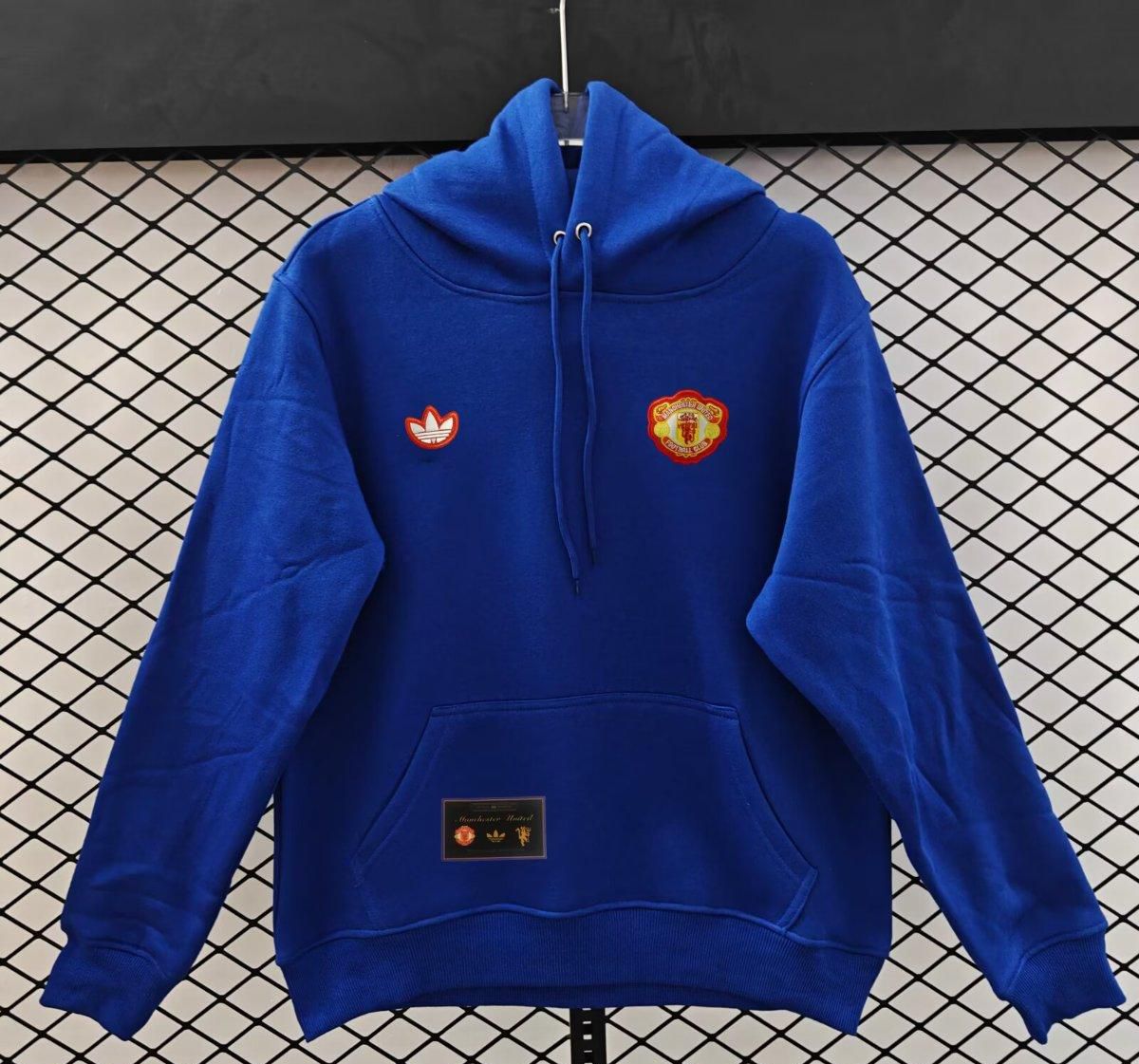 25/26 Manchester United Navy Hoodie Jacket 9 Colors